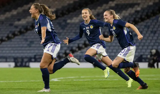 Scotland celebrate