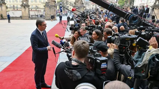 Serbia's President Aleksandar Vucic