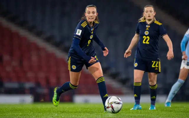 Caroline Weir and Erin Cuthbert