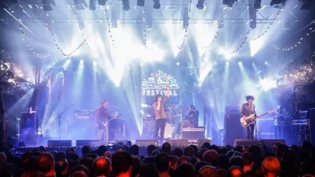 Primal Scream perform in Motion Main Room at the 6 Music Festival in Bristol, 12 February 2016