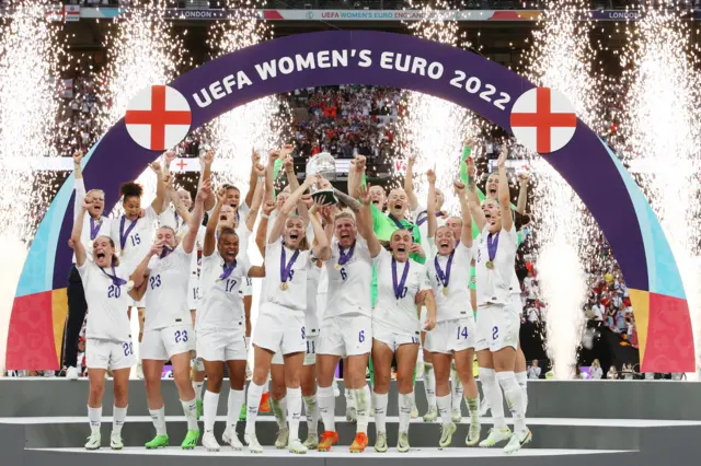 Lionesses lift Euros trophy