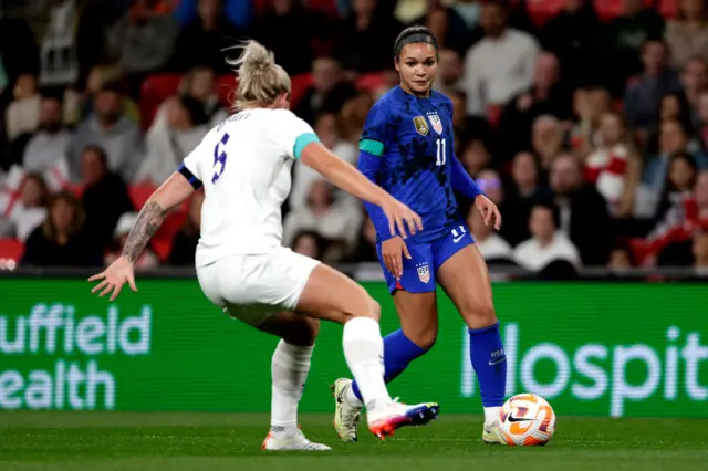 Sophia Smith and Millie Bright