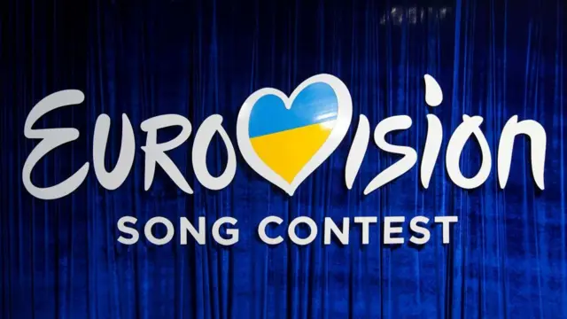 Eurovision Song Contest logo from the 2019 Eurovision Song Contest final in Kiev