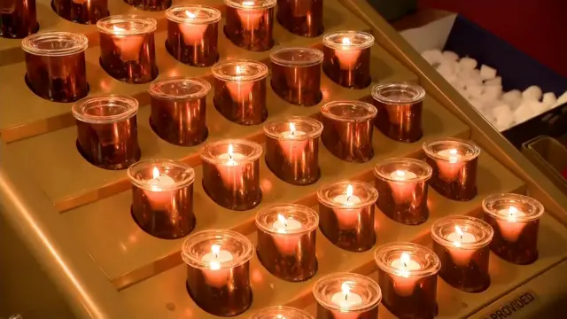 Candles at the church