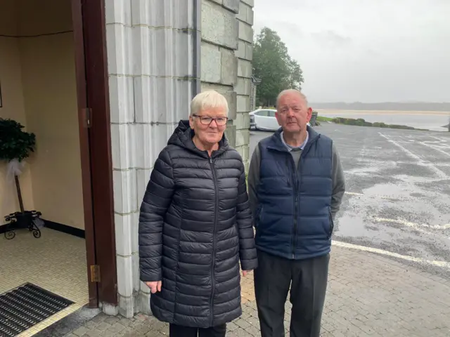 John and Bried Colhoun visited Ards Friary Catholic Church