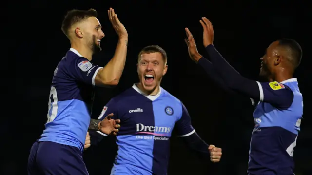 Wycombe celebrate