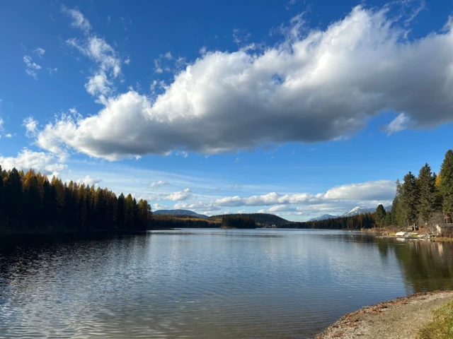 Photo of lake in Kalispell, Montana.