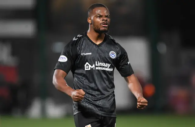 Akinyemi was tonight's player of the match after another two goal show