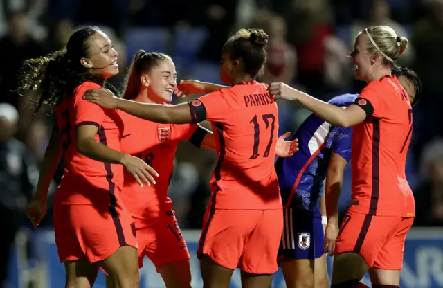 England celebrate