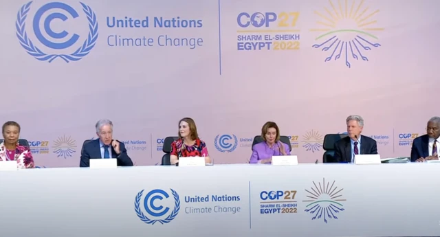 US politicians at COP27
