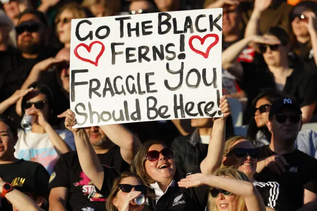 Fans at Eden Park