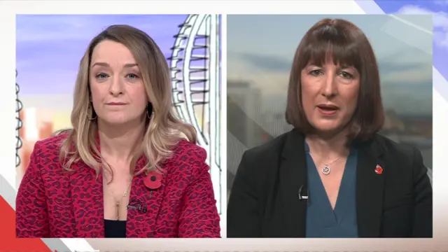 Laura Kuenssberg and Rachel Reeves