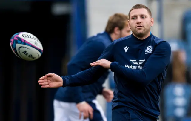 Finn Russell starts for Scotland for the first time since the Six Nations