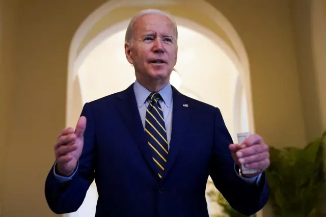 U.S. President Joe Biden makes a statement about the U.S. midterm elections during his visit in Phnom Penh, Cambodia November 13, 2022