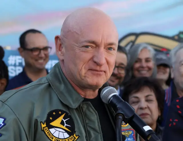 Democratic Senate candidate Mark Kelly