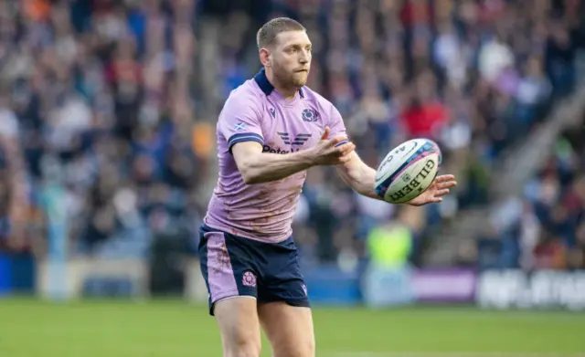 Finn Russell was solid throughout for Scotland on his return