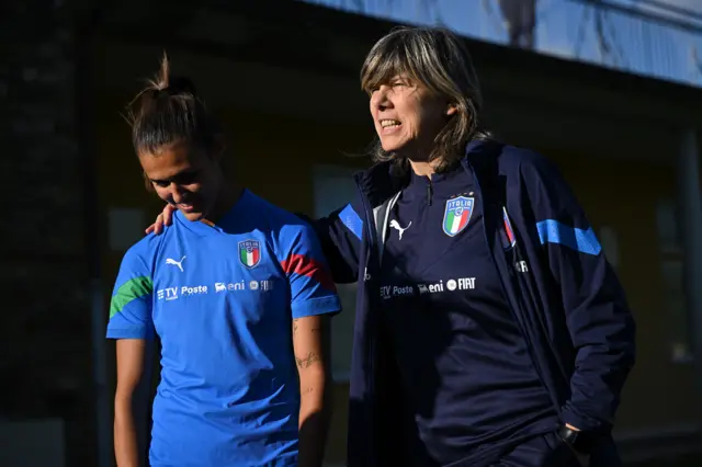 Italy head coach Milena Bertolini