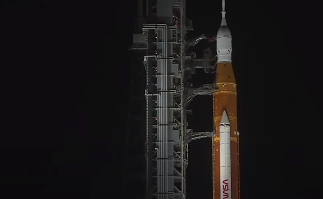 Nasa's Space Launch System prepares for take-off