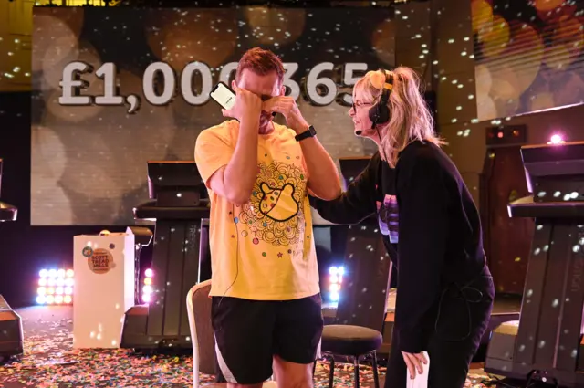 Scott's reaction to £1 Million