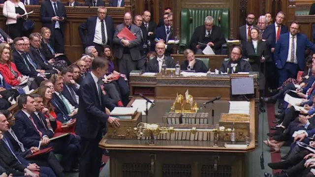 Hunt in the House of Commons