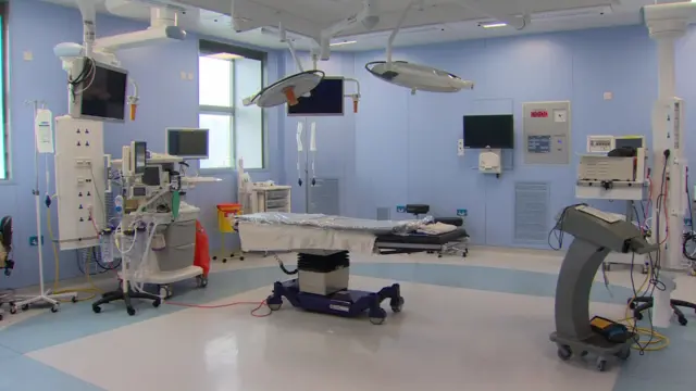 An operating theatre at the South West Acute Hospital in Enniskillen