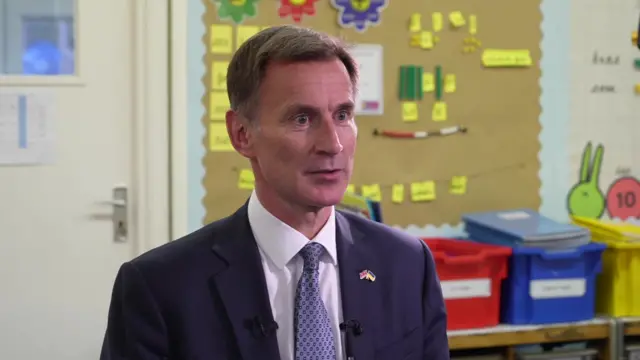 Chancellor Jeremy Hunt