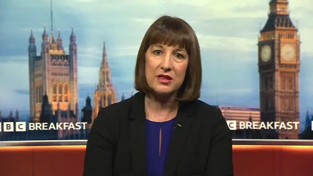 Rachel Reeves on BBC Breakfast