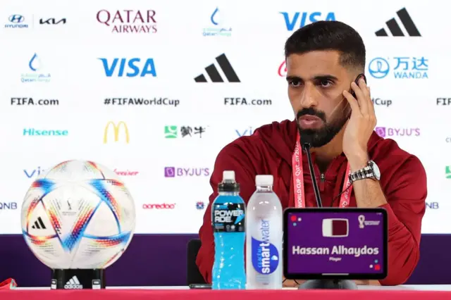 Qatar captain Hassan Al-Haydos