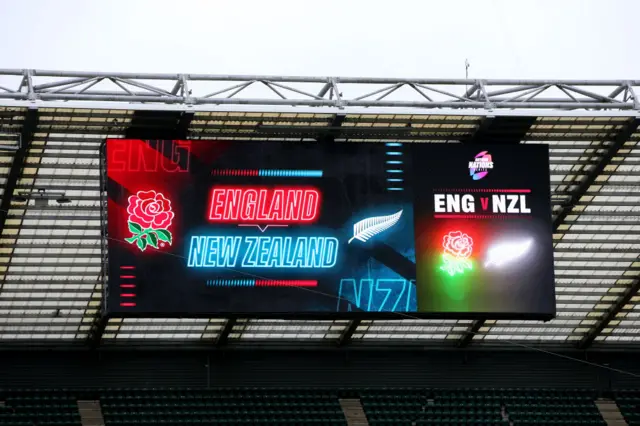 England v New Zealand scoreboard