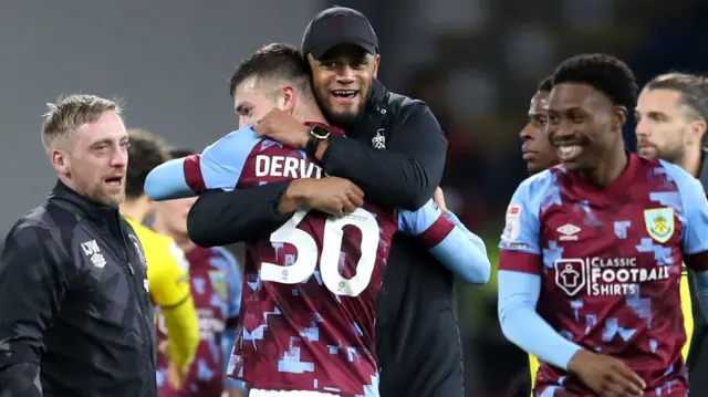 Burnley celebrate