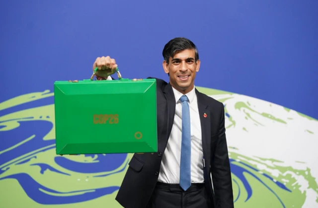 Rishi Sunak at COP26 in glasgow