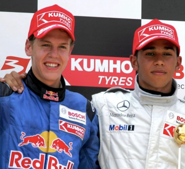 Sebastian Vettel and Lewis Hamilton