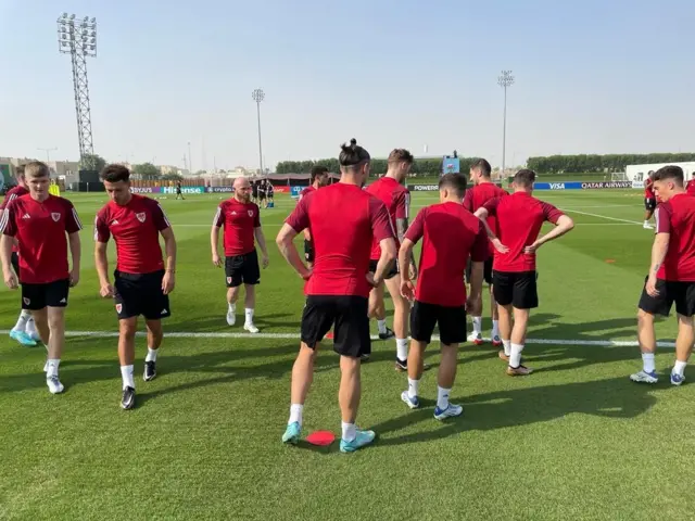 Wales training