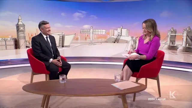 Jonathan Ashworth and Laura Kuenssberg