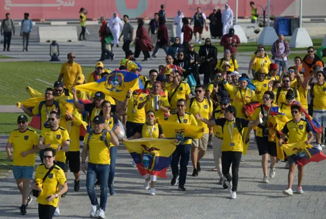 Ecuador fans