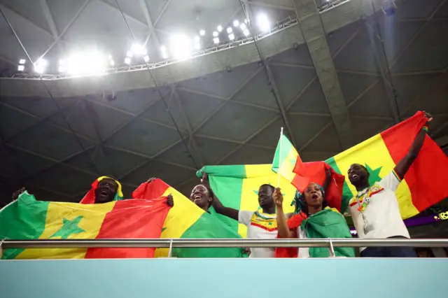 Senegal fans