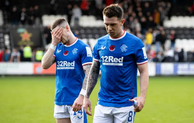 Rangers drew 1-1 at St Mirren