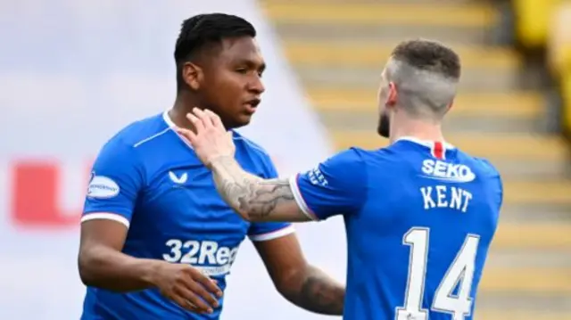 Alfredo Morelos and Ryan Kent