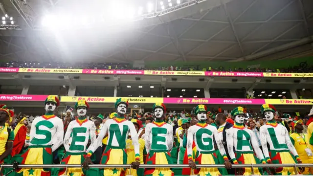 Senegal fans