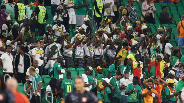 Senegal fans