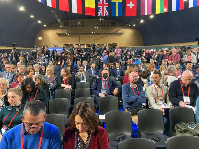 Journalists at the Esa news conference