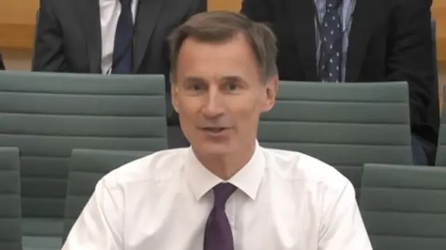 Chancellor Jeremy Hunt