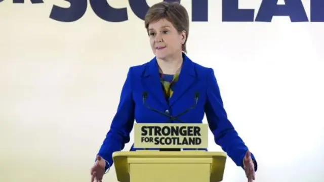 Scottish First Minister Nicola Sturgeon