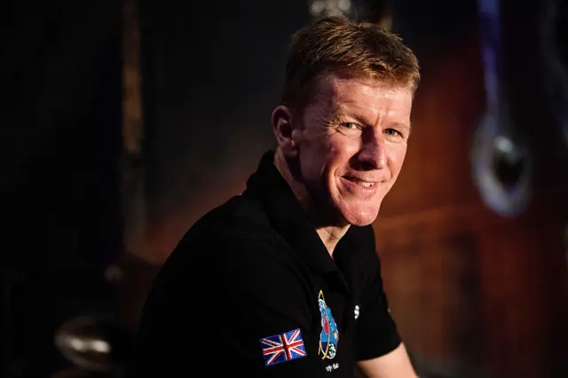 British astronaut Tim Peake