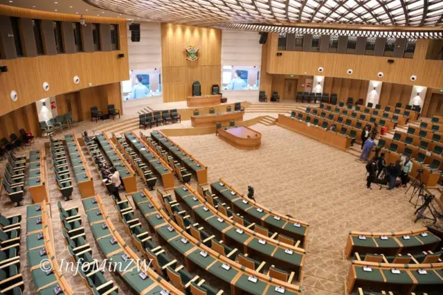 Inside parliament