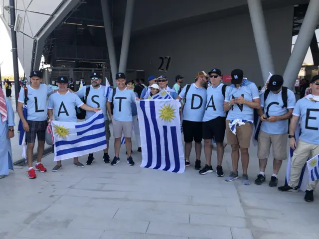 Uruguay fans