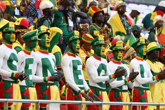 Senegal fans