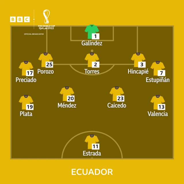 Ecuador team graphic