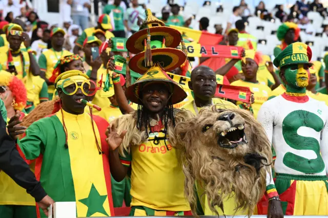 Senegal fans