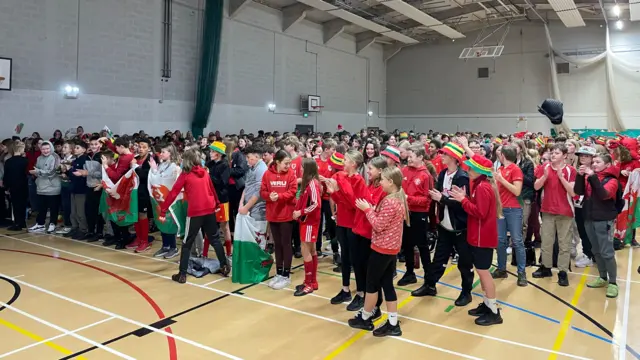 Pupils at Ysgol Glan Clwyd